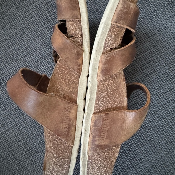 franca hex - cognac oiled leather birkenstock womens 38 - Picture 5 of 7